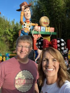 Laurie at Toy Story Land