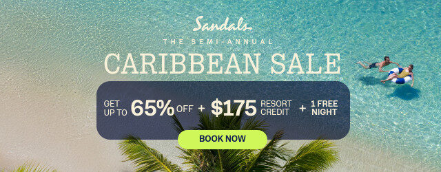 Save Up to 65% on Caribbean Escapes During the Sandals Semi-Annual Sale